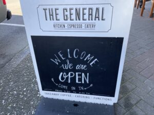 The General Cafe Sign